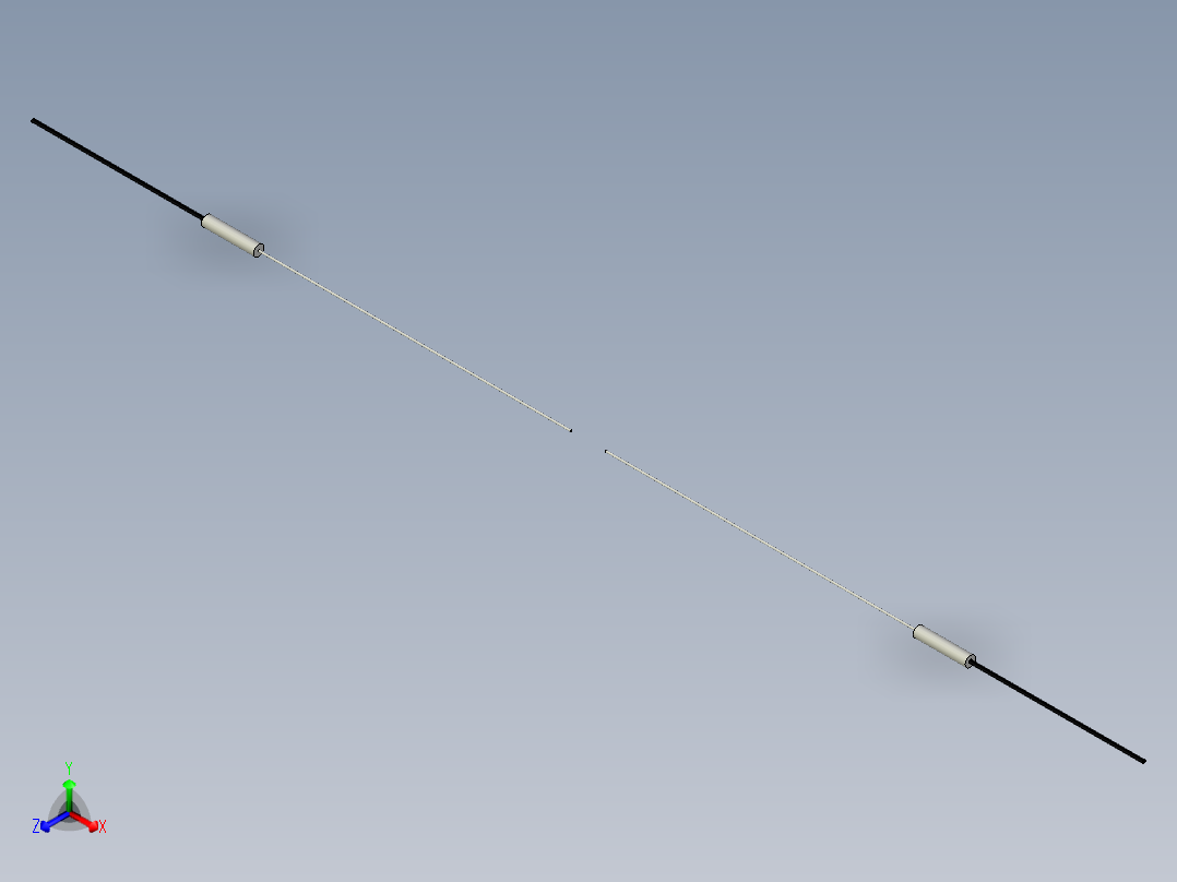 光纤元件对射型FT-D311Q-L正等轴测图