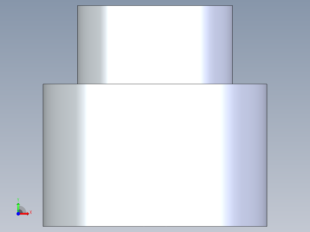 CPVC管件13-Sch80_ReducerCoupling_FPTxFPT_9830-130_1in x 0.5in前视图