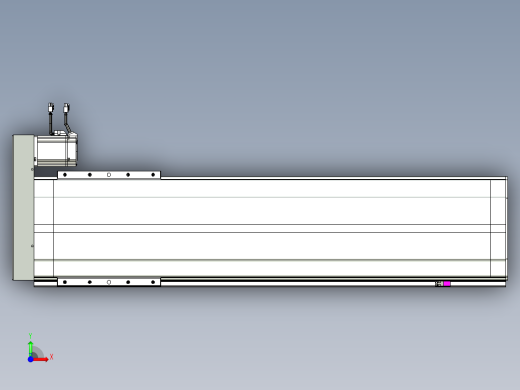 VF丝杆传动-一般环境VF27-Lxx-C-S850-BR-ZP75-D3前视缩略图