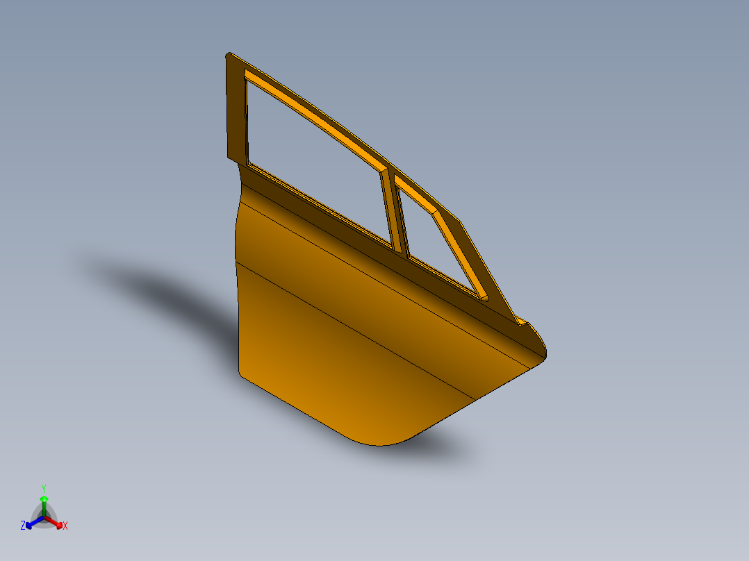 车门-7--sw正等轴测图