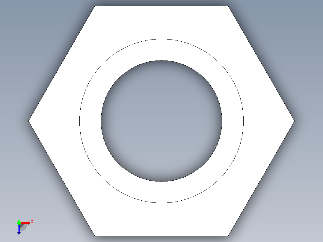 聚氯乙烯配件16-Sch80_ReducerBushing_SxSPIG_837-101_0.75in x 0.5in俯视图