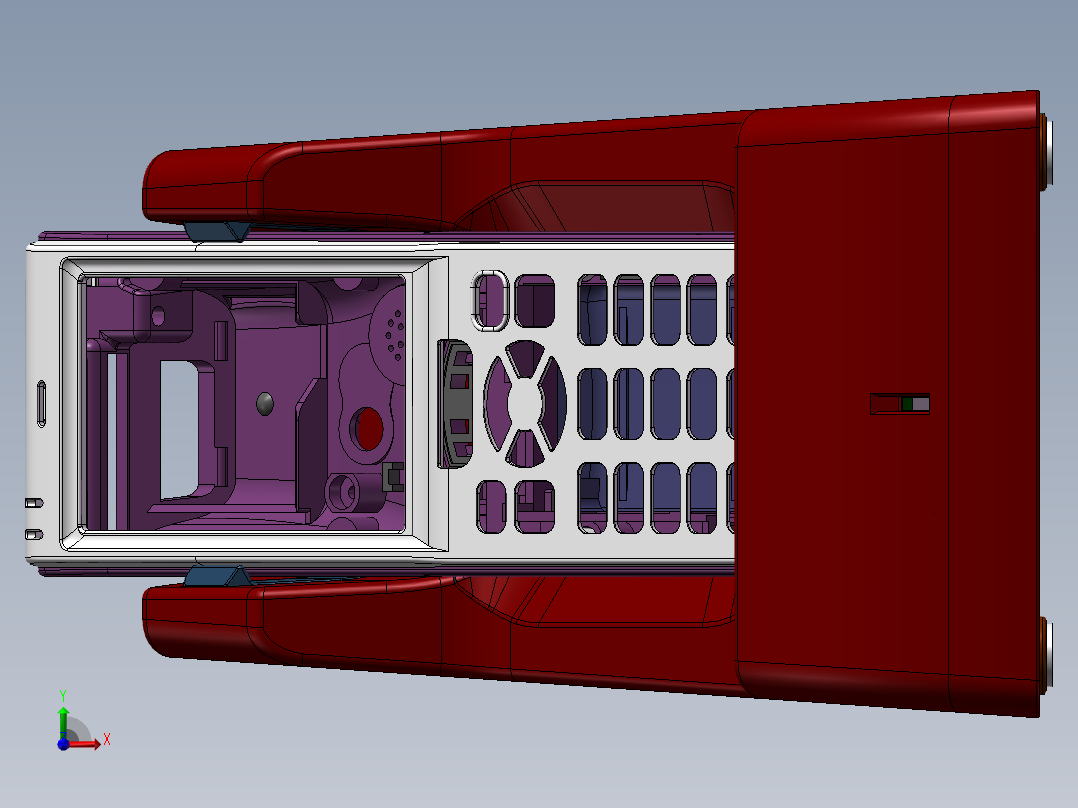 一款日本充电器前视图
