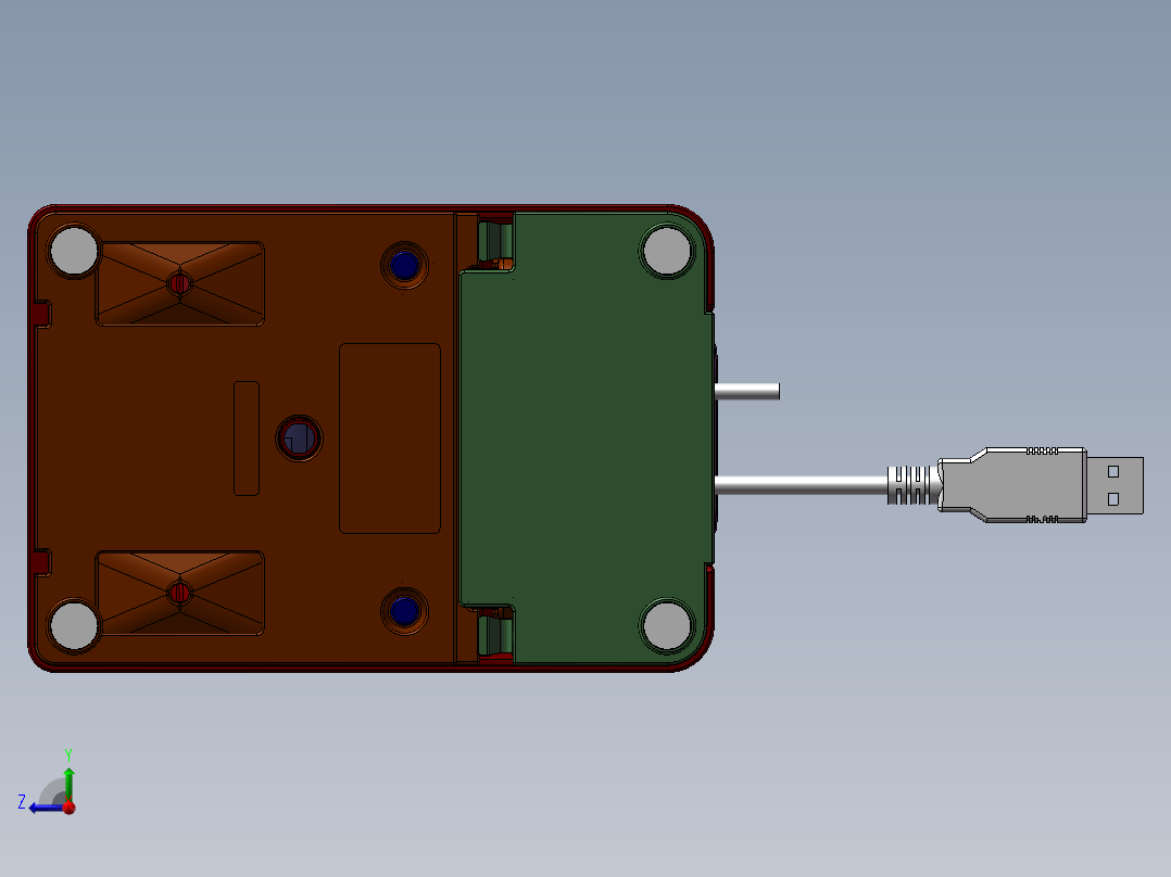 一款日本充电器右视图