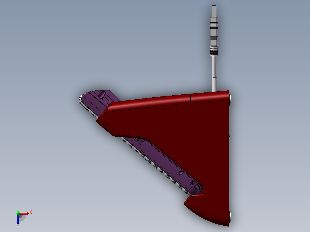 一款日本充电器俯视图