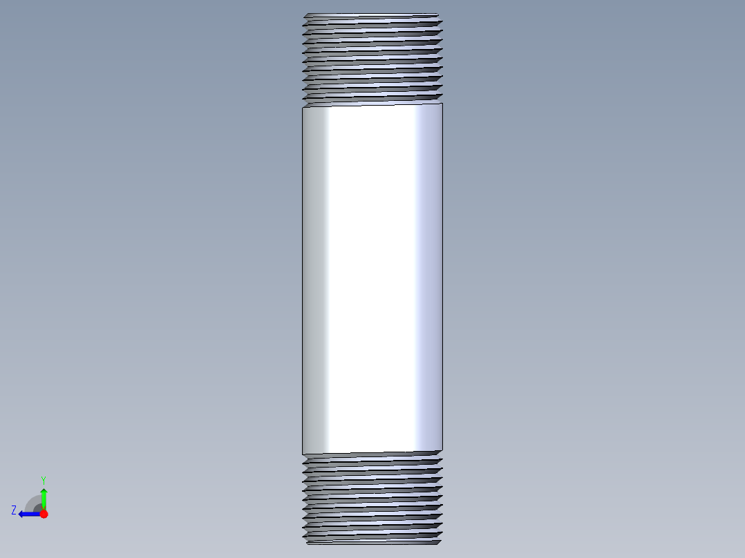 聚氯乙烯配件33-Sch80_Nipple_MPTxMPT_861-137_1in x 5in右视图