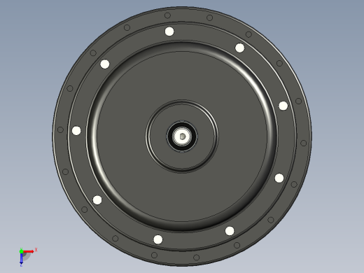 简单的轮毂电机组装--STP俯视缩略图