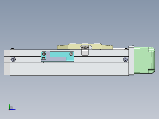 GTH内嵌丝杆全封闭GTH4-BL-100W左视缩略图
