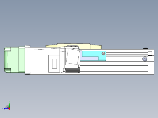 GTH内嵌丝杆全封闭GTH4-BL-100W右视缩略图