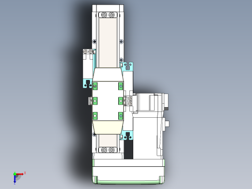 GTH内嵌丝杆全封闭GTH4-BL-100W俯视缩略图