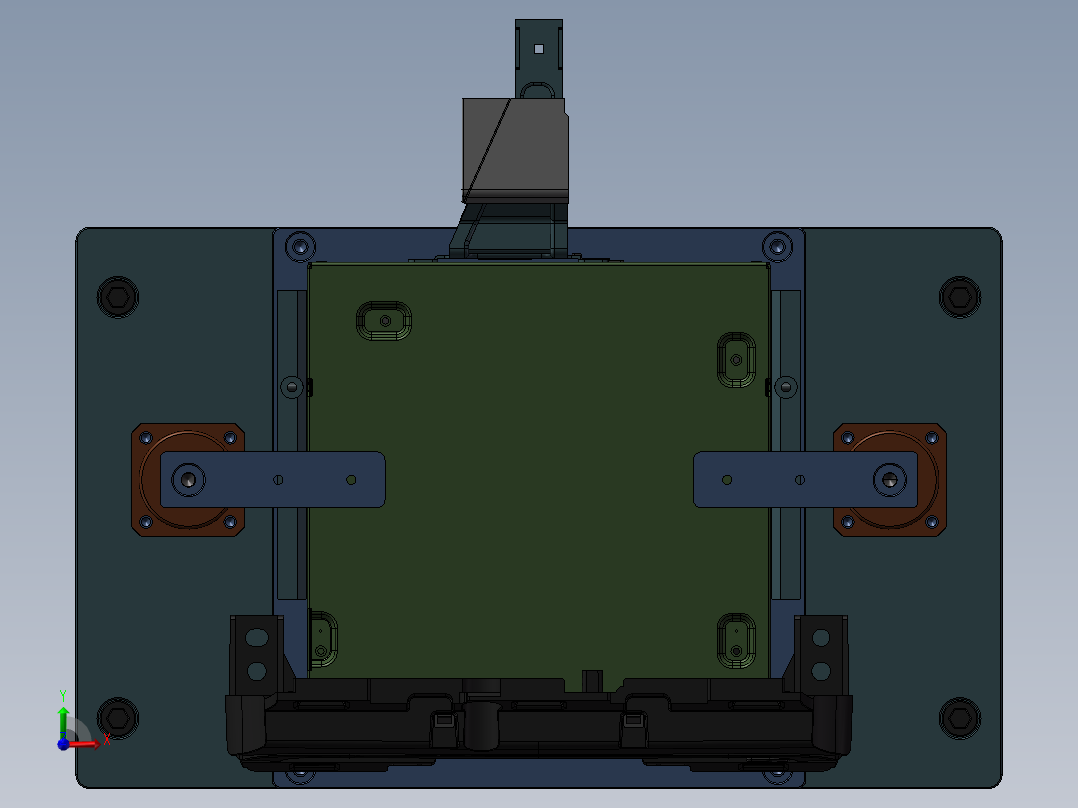 马自达振动位静音房通用测试夹具415874==80前视图