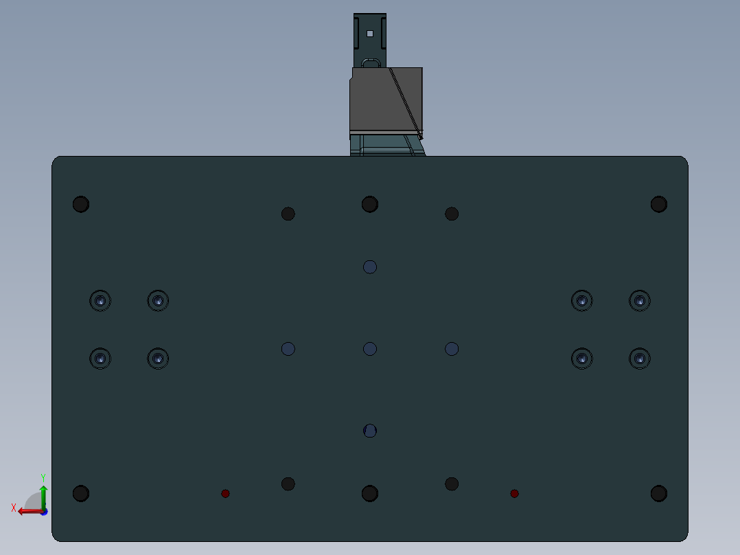 马自达振动位静音房通用测试夹具415874==80后视图