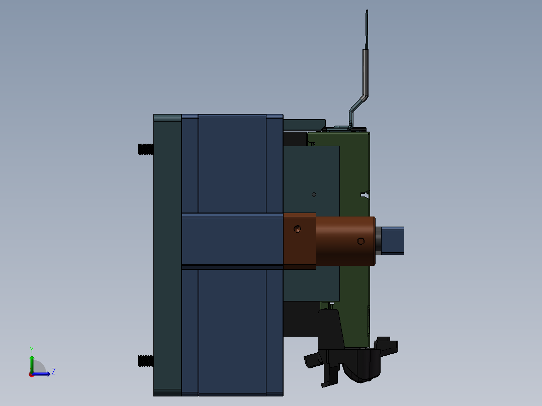 马自达振动位静音房通用测试夹具415874==80左视图