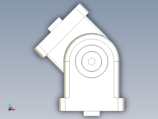 型材-BR 40X40 PIVOT JOINT KJN532235前视缩略图