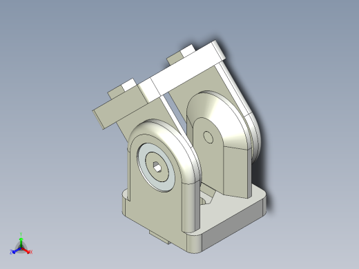 型材-BR 40X40 PIVOT JOINT KJN532235正等轴测缩略图