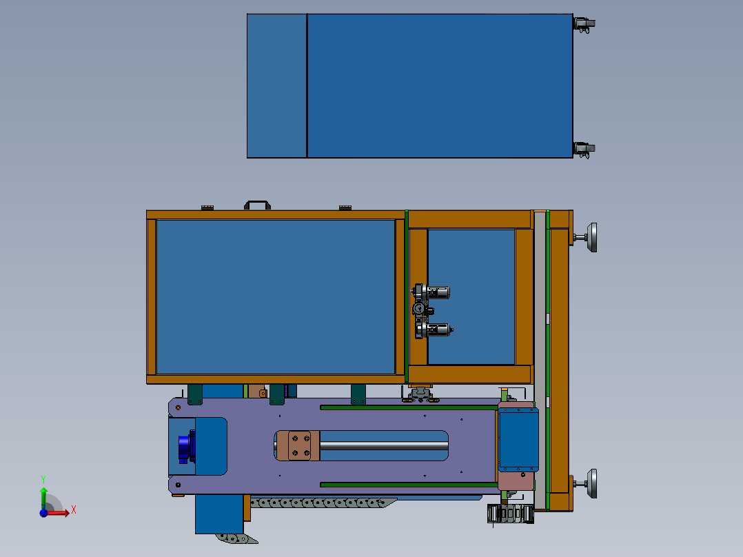 曲面拉丝机、自动拉丝机前视图