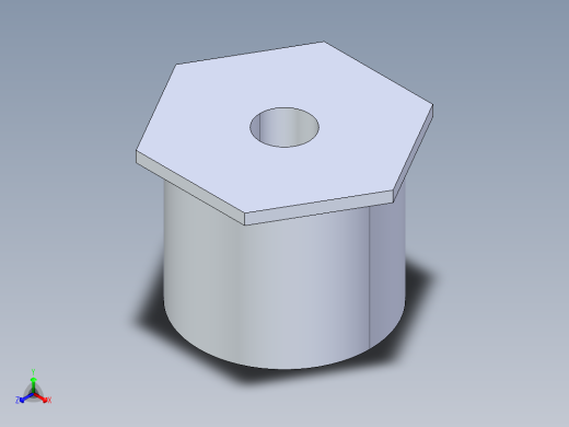 CPVC管件16-Sch80_ReducerBushing_SxSPIG_9837-209_1.5in x 0.25in正等轴测缩略图