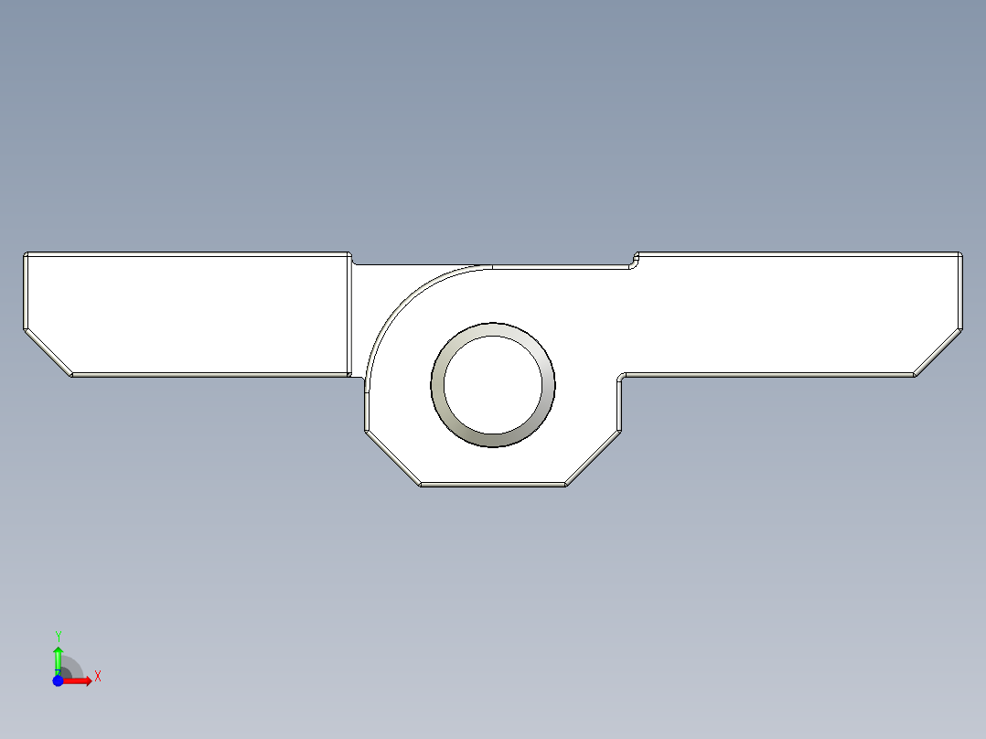 工程塑膠鉸鏈CFM-3D多系列多零件图纸模型前视图