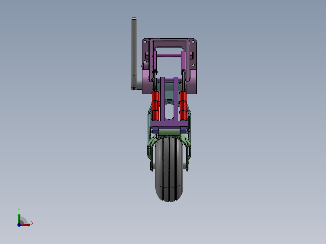 超飞FOURNIER RF-4固定翼飞机起落架