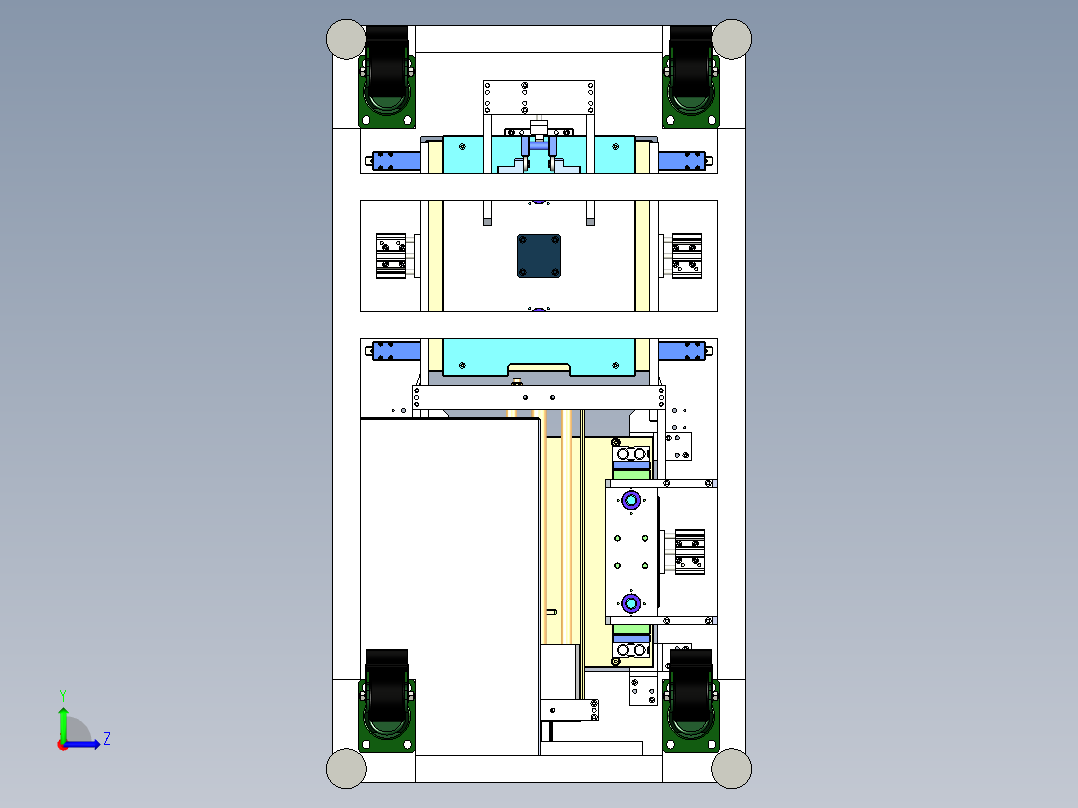 PIN片托盘循环上料机x_t左视图
