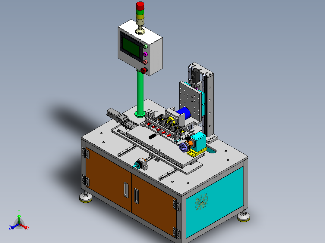 五轴碳刷精磨机sw18可编辑