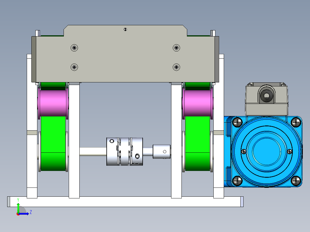 进料流水线设计左视图
