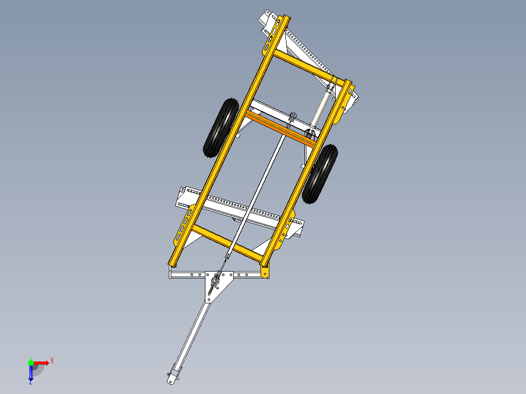 犁耙 18 盘俯视图
