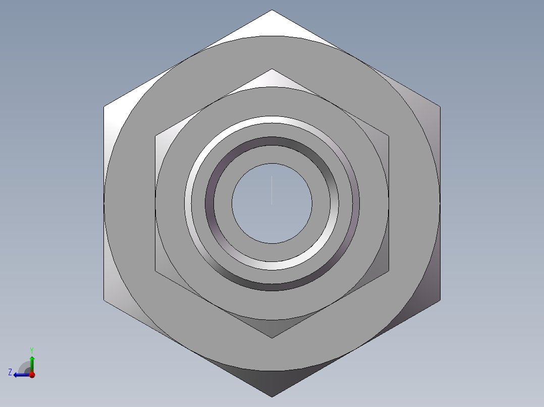 直通变径接头、2D-24-36右视图