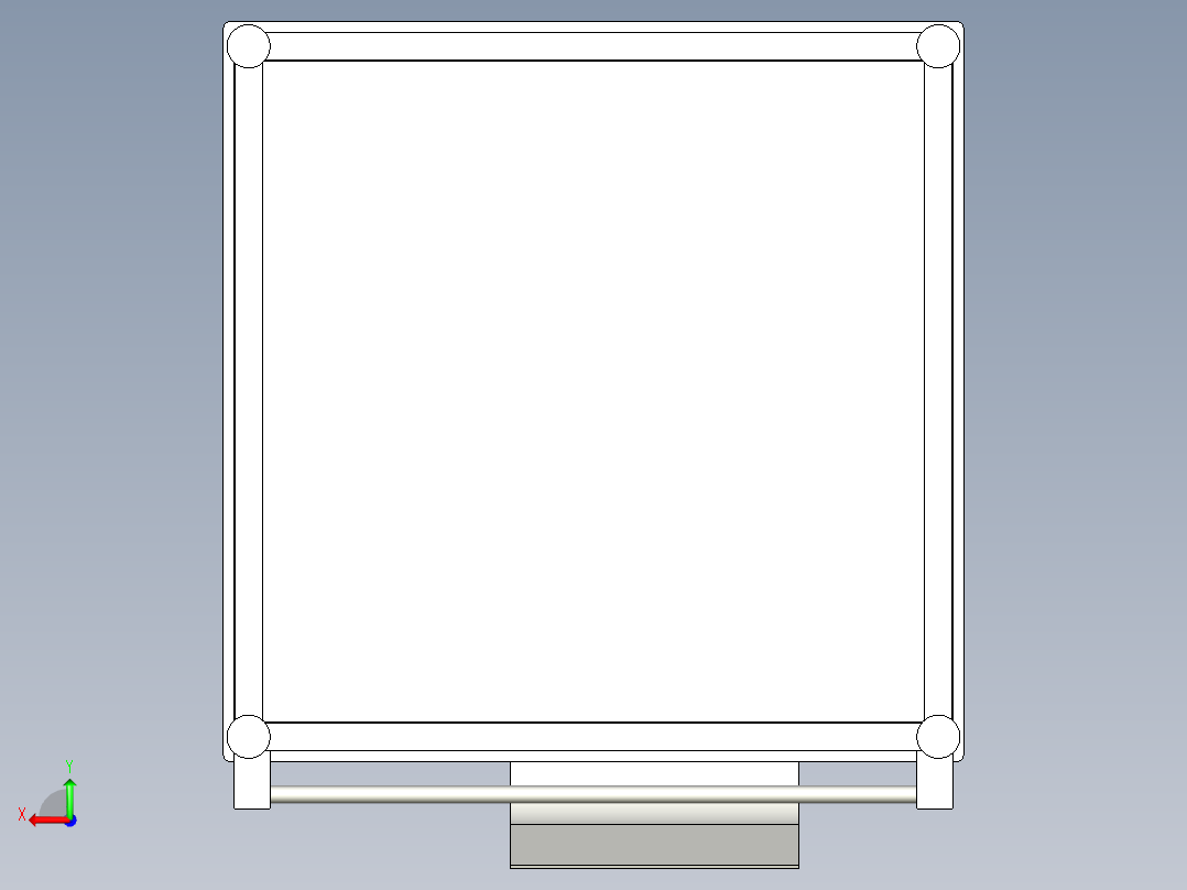 板材压平机后视图