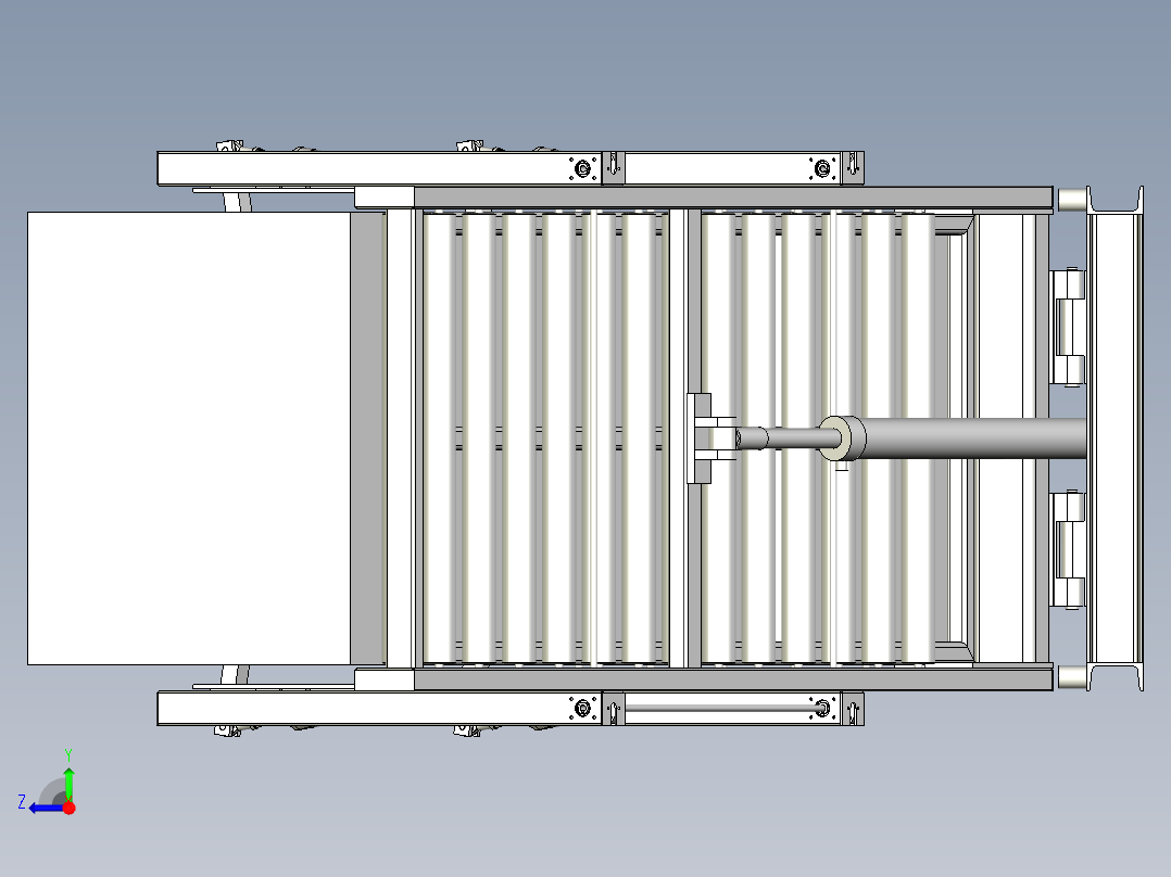翻转立直机右视图