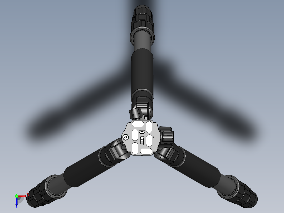三脚架(12)俯视图