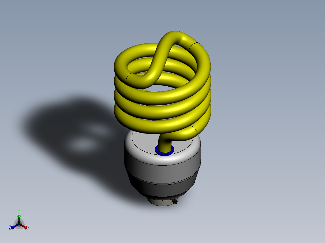 灯泡正等轴测图