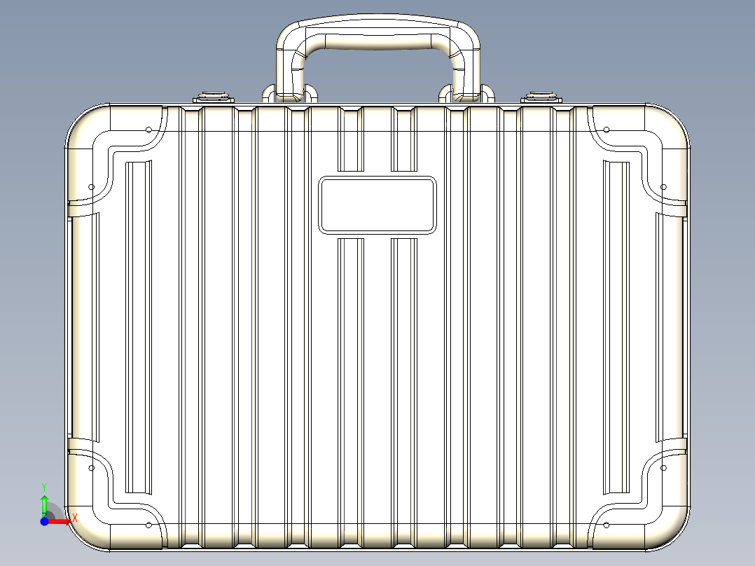 工具箱设计2前视图