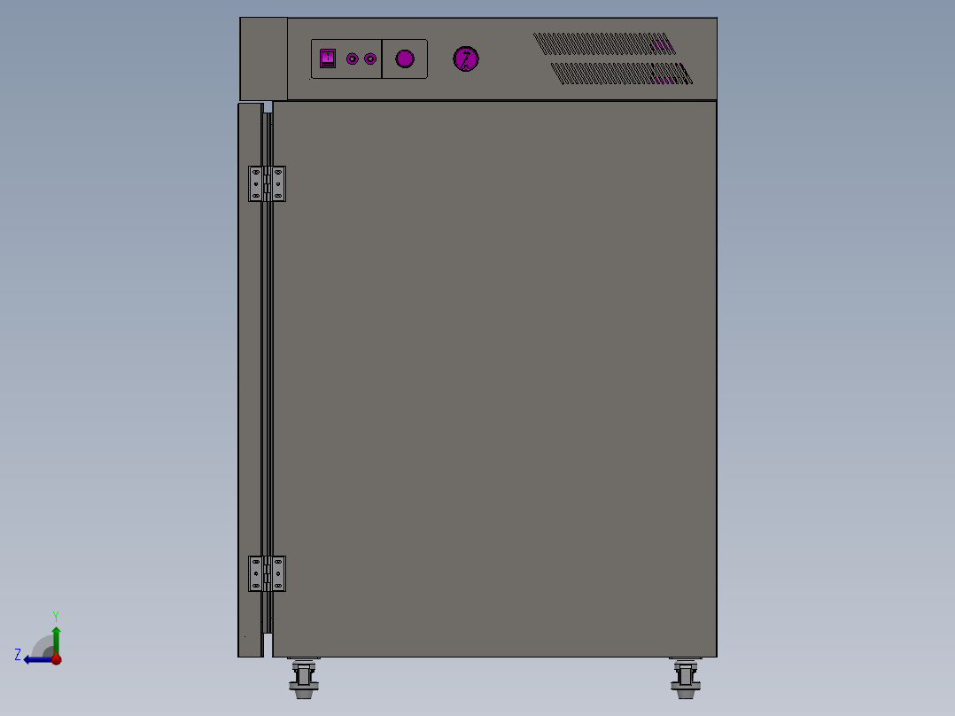 280型二氧化碳细胞培养箱（气套）900384--1200右视图