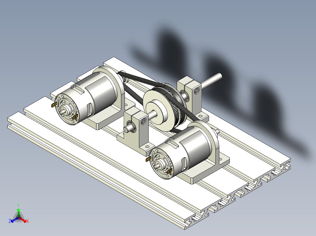 双电机轴驱动系统