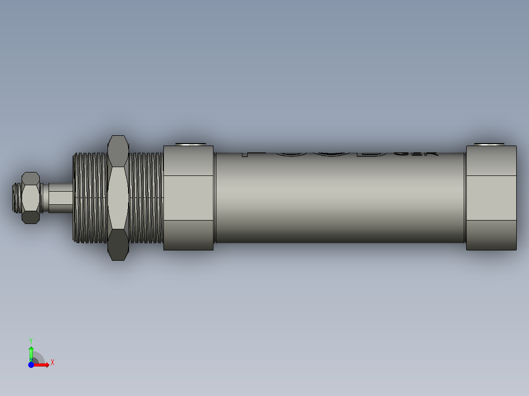 FY-MI气缸U型FY-32-40-U前视图