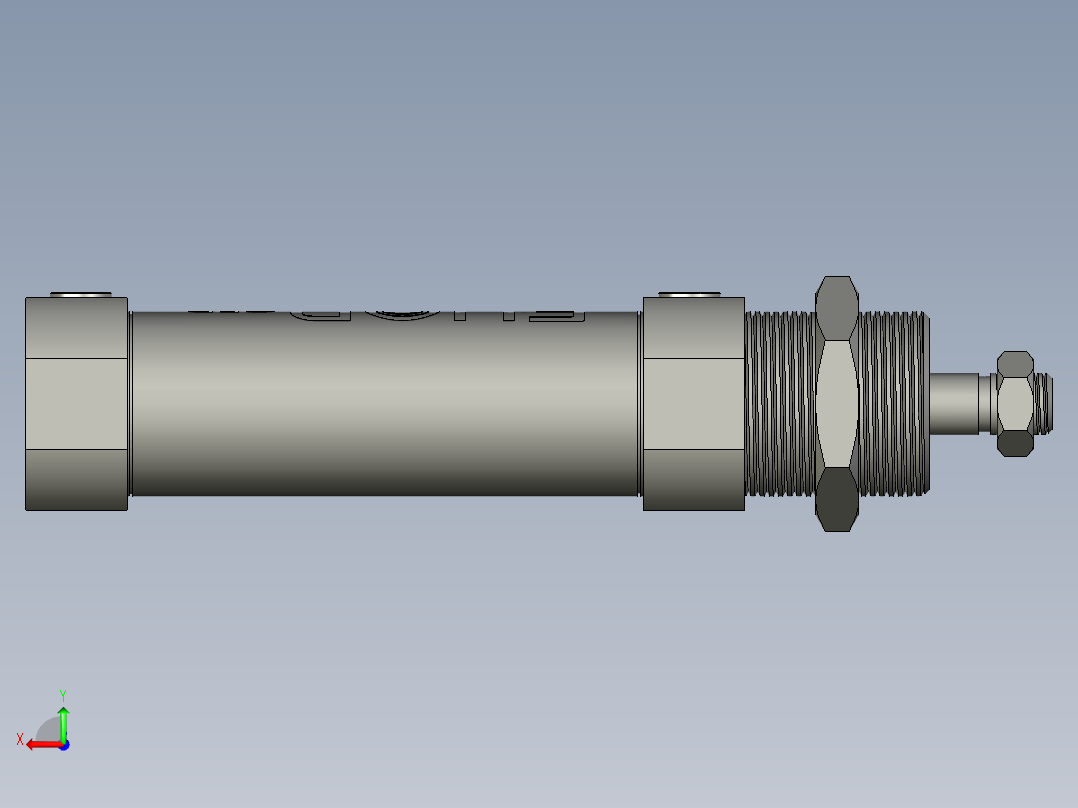 FY-MI气缸U型FY-32-40-U后视图