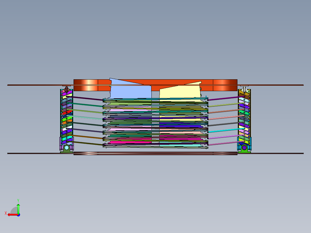 悬浮式拼接地板后视图
