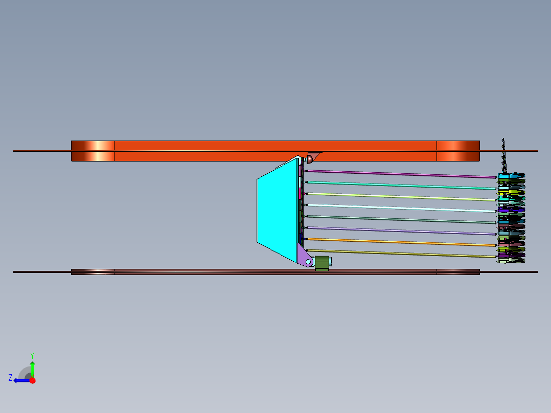 悬浮式拼接地板右视图
