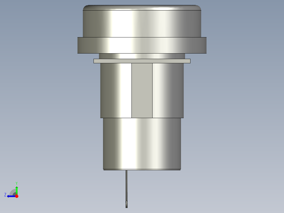 电控柜-111H000577指示灯AD17-22_AC220VW右视图