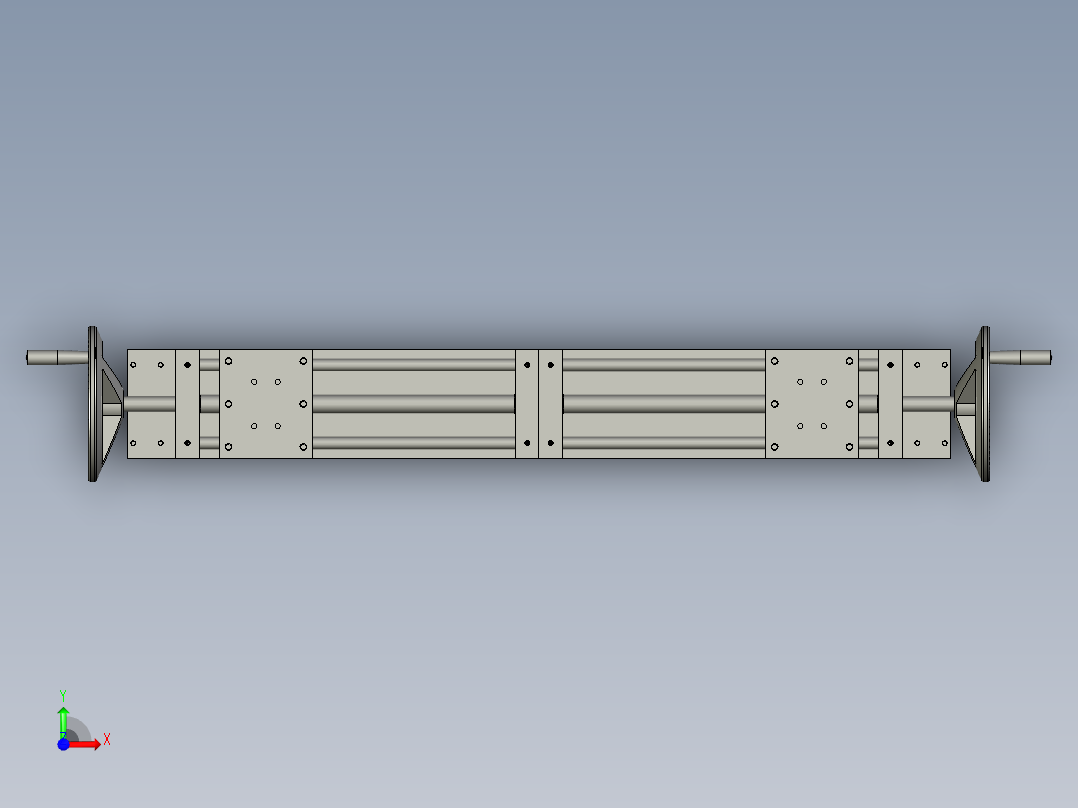 主轴竖向调节机构装配1116前视图