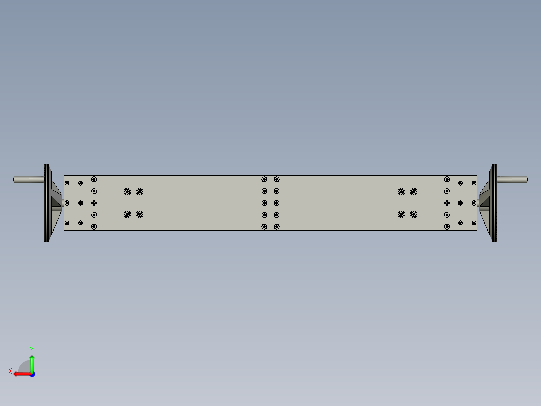 主轴竖向调节机构装配1116后视图