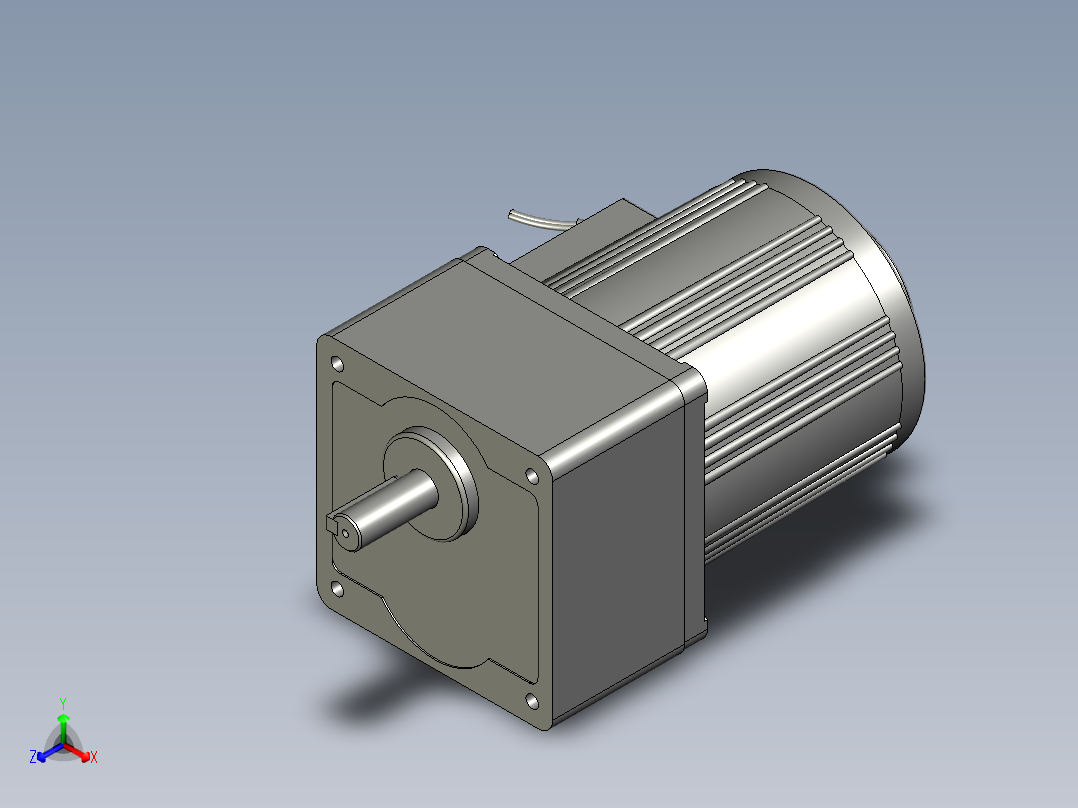 80型25w调速常规减速电机(1)主视图