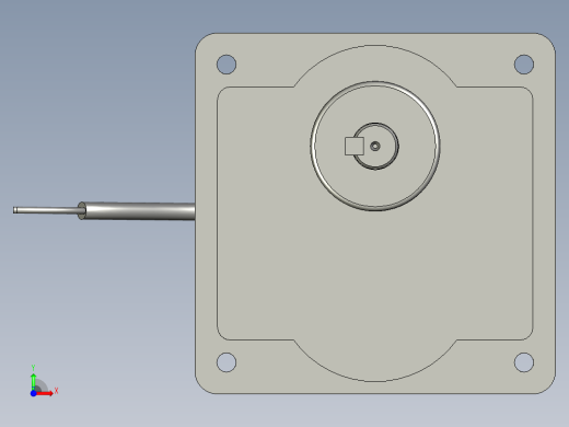 80型25w调速常规减速电机(1)前视缩略图