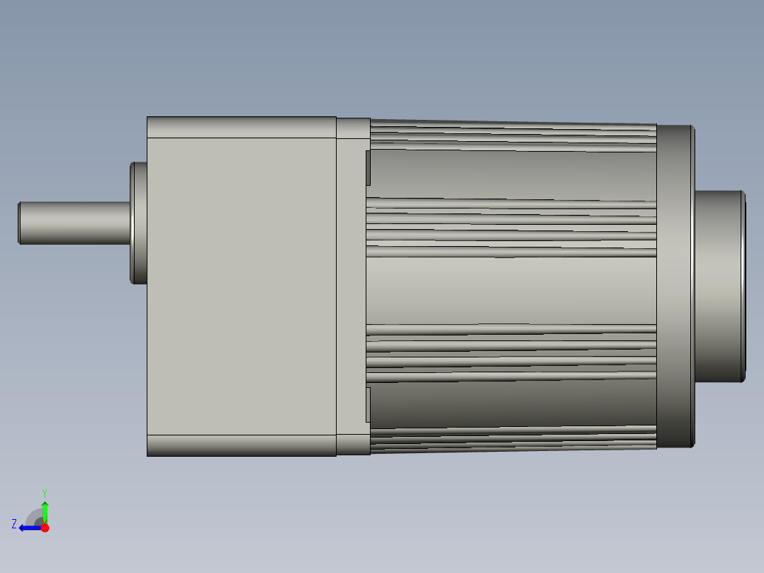 80型25w调速常规减速电机(1)右视图