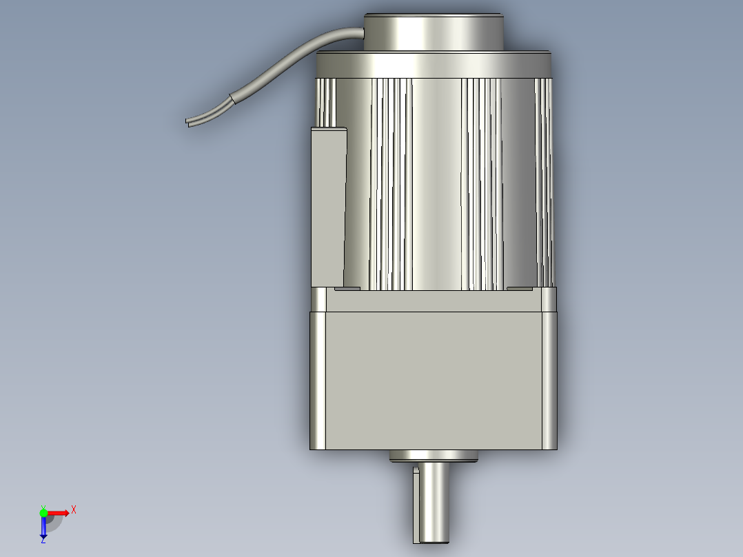 80型25w调速常规减速电机(1)俯视图