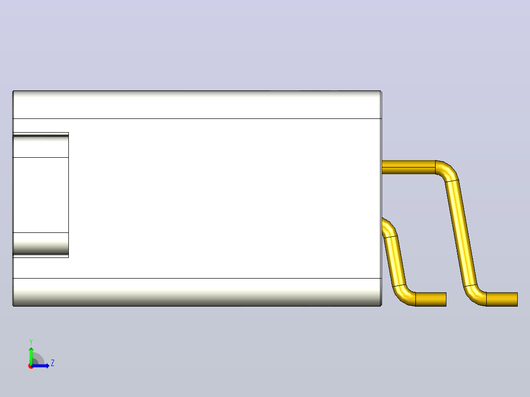 PCB连接器左视图