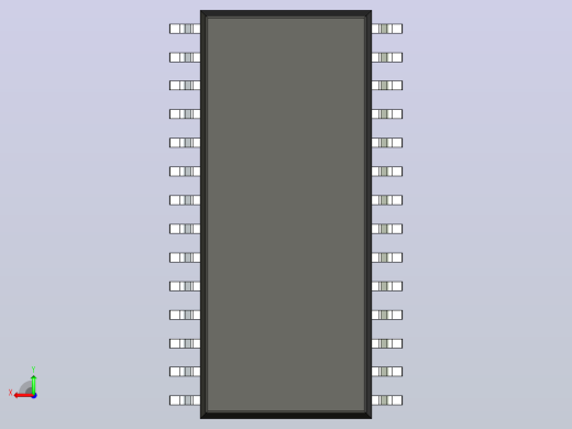 106x SOIC 封装（小外形集成电路）SOIC127P1031X259-28N后视缩略图