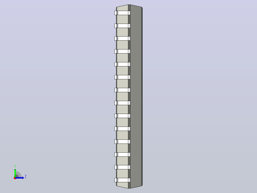 106x SOIC 封装（小外形集成电路）SOIC127P1031X259-28N左视图
