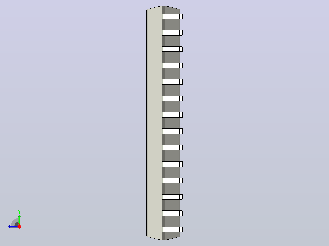 106x SOIC 封装（小外形集成电路）SOIC127P1031X259-28N右视图