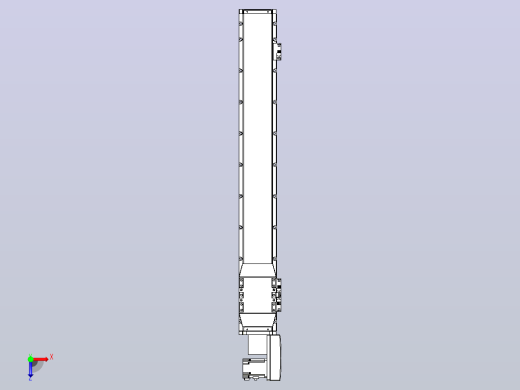 机器人皮带驱动直线轴TPA-GCB-120-P70-L750-QR-M20-N3俯视缩略图